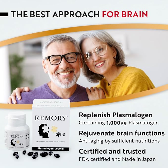 Plasmalogen Sea Squirt Supplement - Brain Health Supplement - 30 Days Supply