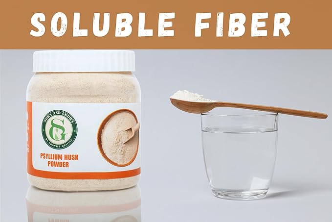 Sown and Grown Psyllium Husk Powder- 12oz | Psyllium Husk Powder for Baking | Cleanse Your Digestive System | Finely Ground Powder | Ideal for Keto Baking | Non-GMO
