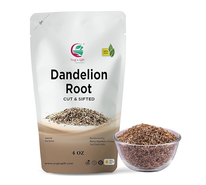 Dandelion Root 4 oz | Cut and Sifted Loose Root | by Yogi's Giftยฎ