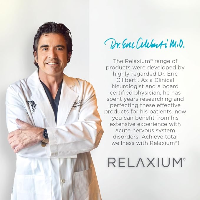 Relaxium Sleep Aid, 14-Day Supply, Non-Habit Forming, Dietary Supplement for Better Sleep, Drug-Free, Stress Relief, with Magnesium, Melatonin, GABA, Chamomile, Made in USA (28 Vegan Capsules)