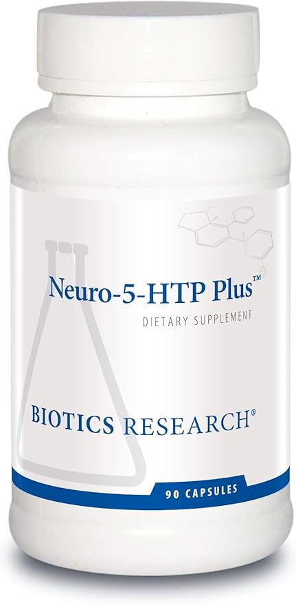 Biotics Research Neuro 5 HTP Plus Neurological Support, Calm Brain Activity, Healthy Sleep Patterns, Overall Sense of Well-Being, Promotes Relaxation, Serotonin Precursor, L Theanine, 90 Capsules
