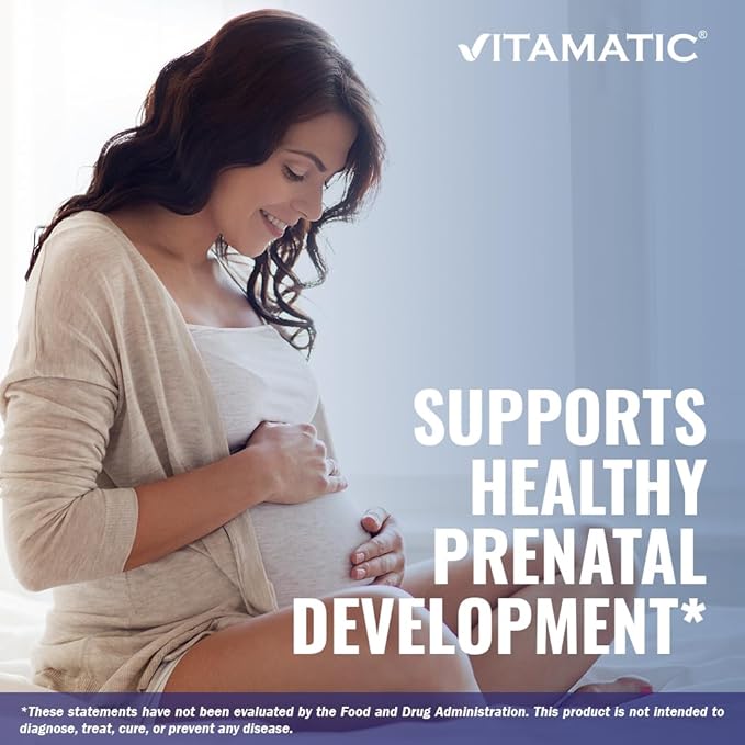 Vitamatic Folic Acid 400 mcg - 500 Vegetarian Tablets - Vitamin B9