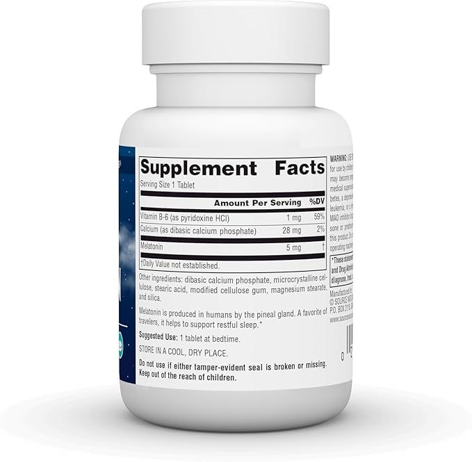 Source Naturals Sleep Science Melatonin, 5 mg - 120 Tablets