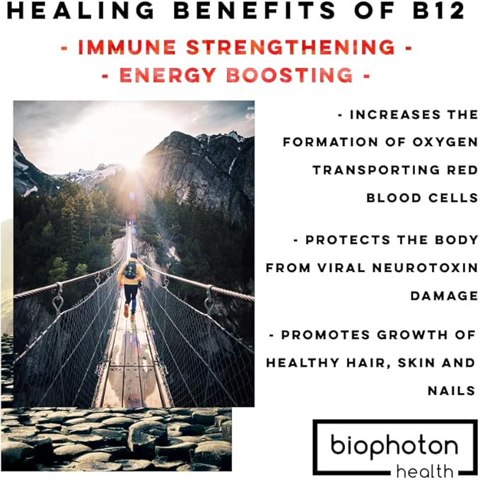 Liposomal Vitamin B12 Liquid Supplement - Bioactive Methyl Blend - Vegan & Non GMO - Organic Glycerin & Sugar Free (1 Fl Oz)