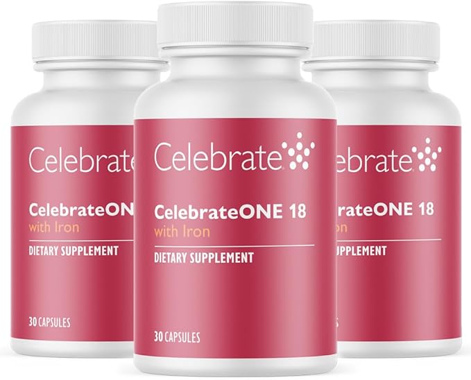 Celebrate Vitamins CelebrateONE 18, 18mg Iron - One A Day Bariatric Multivitamin, Essential Vitamins & Minerals - Gastric Bypass & Sleeve Gastrectomy Supplement (90 Capsules)
