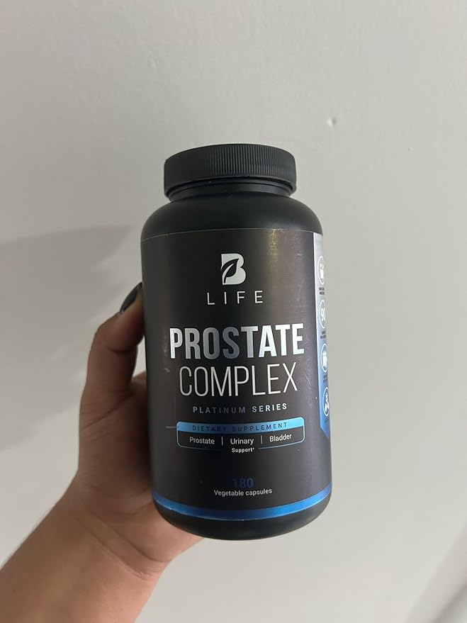 Prostate Supplement for Men 180 Caps with Saw Palmetto, Pumpkin Seeds Extract, Stinging Nettle. B Life Prostate Complex (Prostate Platinum)