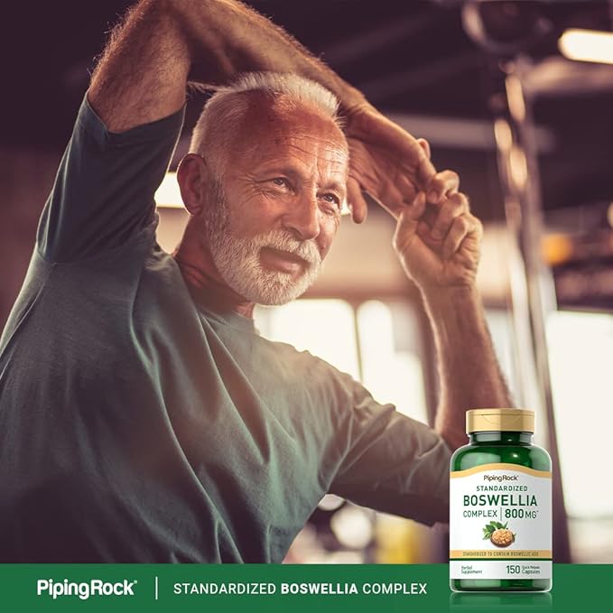 Piping Rock Boswellia Serrata Extract Capsules | 800mg | 150 Count | with Boswellic Acid | Non-GMO, Gluten Free Supplement