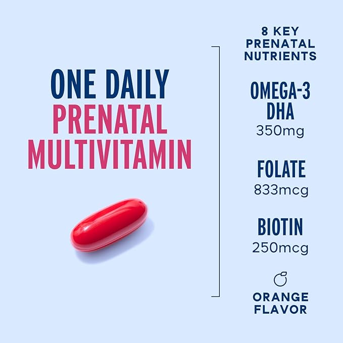 Oceanblue Essentials Mama Knows Best – 30ct – Prenatal Multivitamin with Omega-3 DHA – Supports a Healthy Pregnancy – Easy to Swallow Softgels – Tasty Orange Flavor – 1 Month Supply