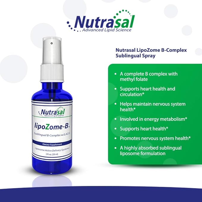 LipoZome B-Complex Sublingual Spray - 2 Fl. Oz.