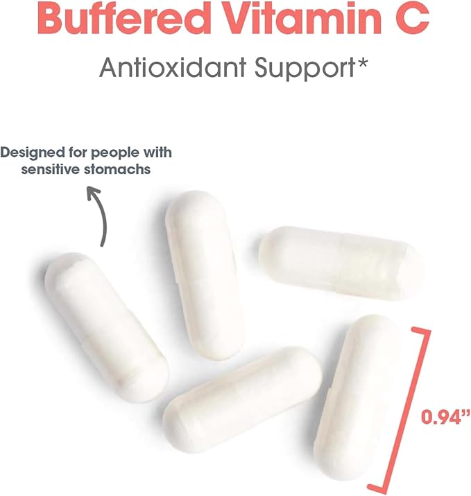 Allergy Research Group - Buffered Vitamin C Powder - Antioxidant, Immune, Calcium/Mag/K - 240 g (8.5 oz)