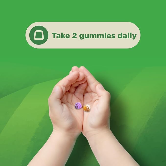 Natures Craft Tasty Kids Calcium Gummies - Vitamin D & Calcium Gummies for Children - Vitamin with & D for Muscle Bone Development Gelatin-Free Kosher Childrens 60ct (1 Pack)