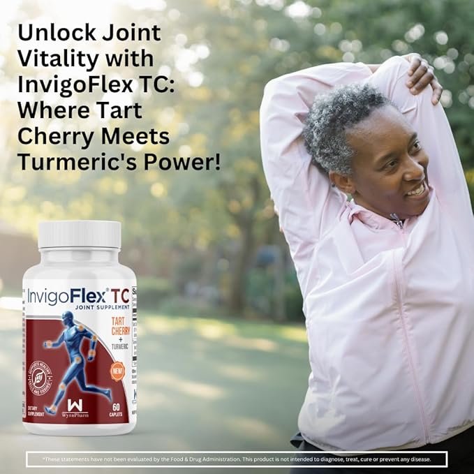 INVIGOFLEX TC - Tart Cherry and Tumeric (60 caplets)