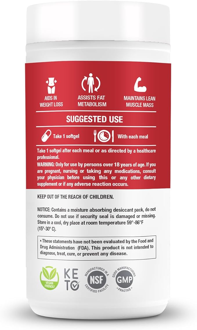 Evolution Advance Sport Nutrition CLA Fit 2,400 mg – Conjugated Linoleic Acid Supplement - Support Lean Muscle Mass, Promote Energy – Non-GMO, Gluten-Free (90 Softgels), 800 mg Per Softgel