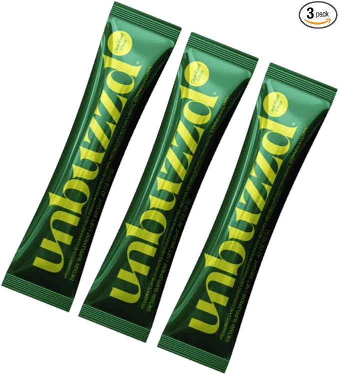 Clear-Eyed Citrus | 3 Powder Sticks | Great Tasting Post Drinking Support | DHM (Dihydromyricetin), Electrolytes, Vitamins, Milk Thistle | Metabolism, Alertness, Rapid Hydration
