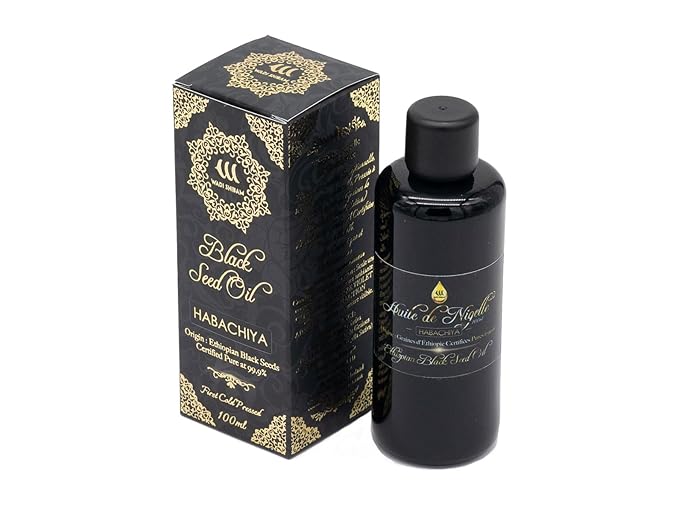 Wadi Shibam Ethiopian Black Seed Oil 99.9% Purity, Cold Pressed, 100ml