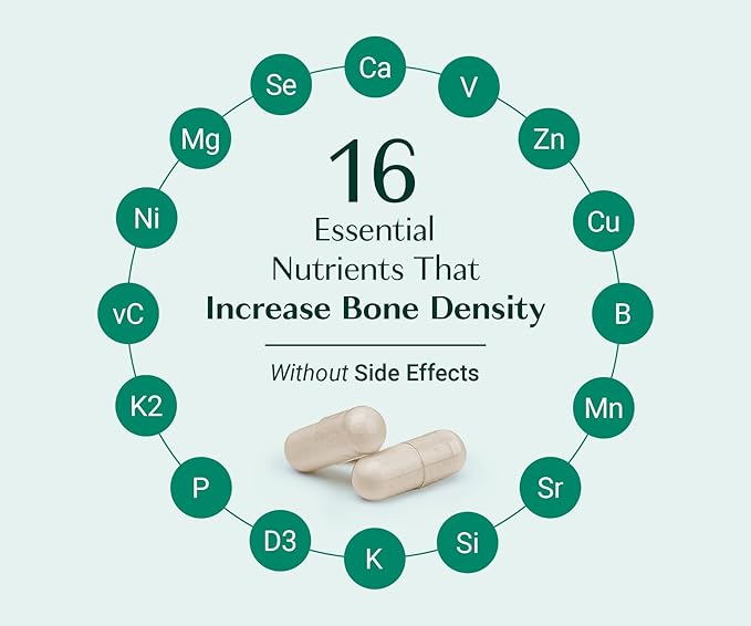 ALGAECAL Plus – Organic Red Algae Calcium Supplement, Vitamin K2 MK7 (100mcg), Vitamin D3 (1600 IU), Magnesium (350mg), Trace Minerals, Plant-Based Bone Strength, Easy to Swallow, 120 Veggie Caps