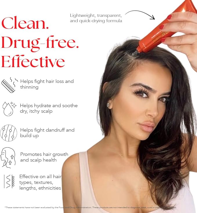 HAIRtamin Advanced Hair & Scalp Serum Pack | All-Natural Vegan Biotin Capsules & Serum Sample for Hair, Skin & Nail Growth