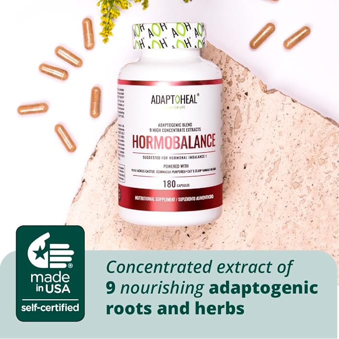 Hormobalance + Immuneheal – Adaptogen Blend (180 Capsules ea.)