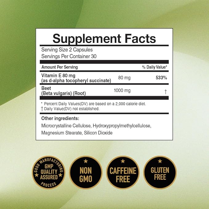 JungKwanJang Beet Root with Vitamin E - 60 Capsule