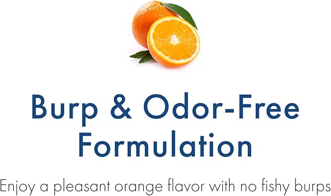 WHC, UnoCardio X2 Fish Oil, Triglyceride Omega-3 Fatty acids, 1270 mg Fish Oil Supplement (622 mg EPA / 420 mg DHA/Total 1150 mg of Omega-3 per Serving), Natural Orange, 60 softgels