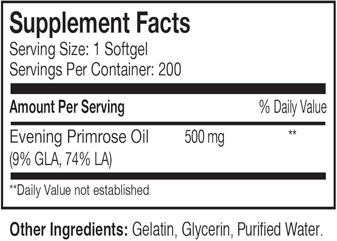 Evening Primrose Oil-Maintain Smooth-Healthy Looking Skin-Supports hormonal Balance-Supports hormonal Balance (1)