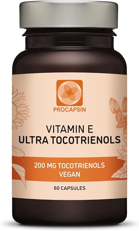 Ultra Tocotrienol 200mg Vitamin E Vegan – All 4 tocotrienols - Tocopherol Free - Supports Immune Health & Antioxidant Health Tocotrienols Supplement
