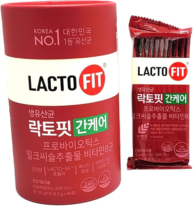 Lactofit Liver Care Supplement 2g x 60 Powder Stick 락토핏 간케어 생유산균