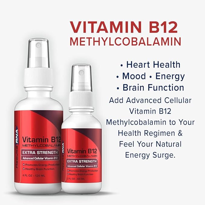 Results RNA - Advanced Cellular Vitamin B12 Methylcobalamin Supports Heart Health, Good Mood, Energy & Brain Function. Enjoy Superior Absorption Vitamin B12 Formula. (2 oz - 30 Servings)
