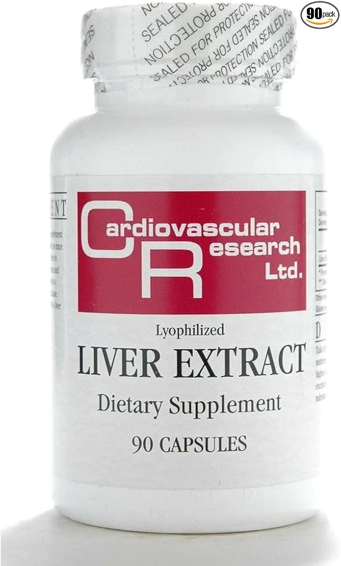 Ecological Formulas Liver Extract Lyophilized 90cp