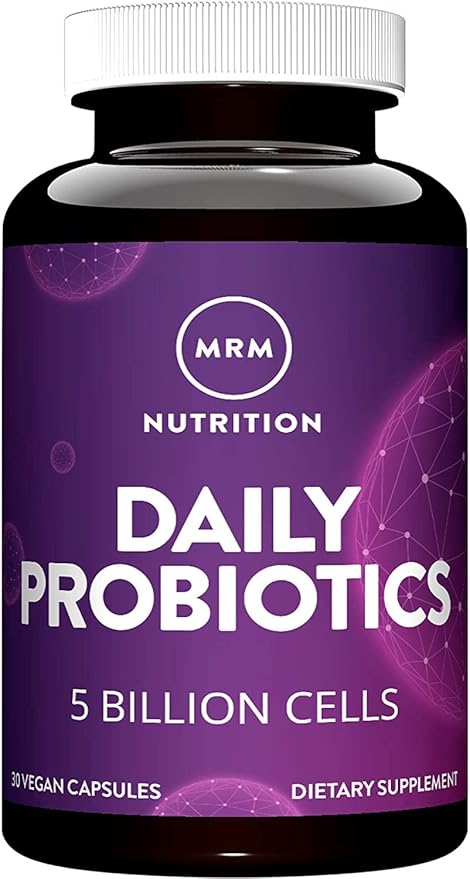 MRM Nutrition Daily Probiotics | Intestinal + Immune Health | Prebiotics + postbiotics | 5 Billion Cells | Good Bacteria for Gut Health| 16 Bacterial strains | Shelf Stable | 30 Servings