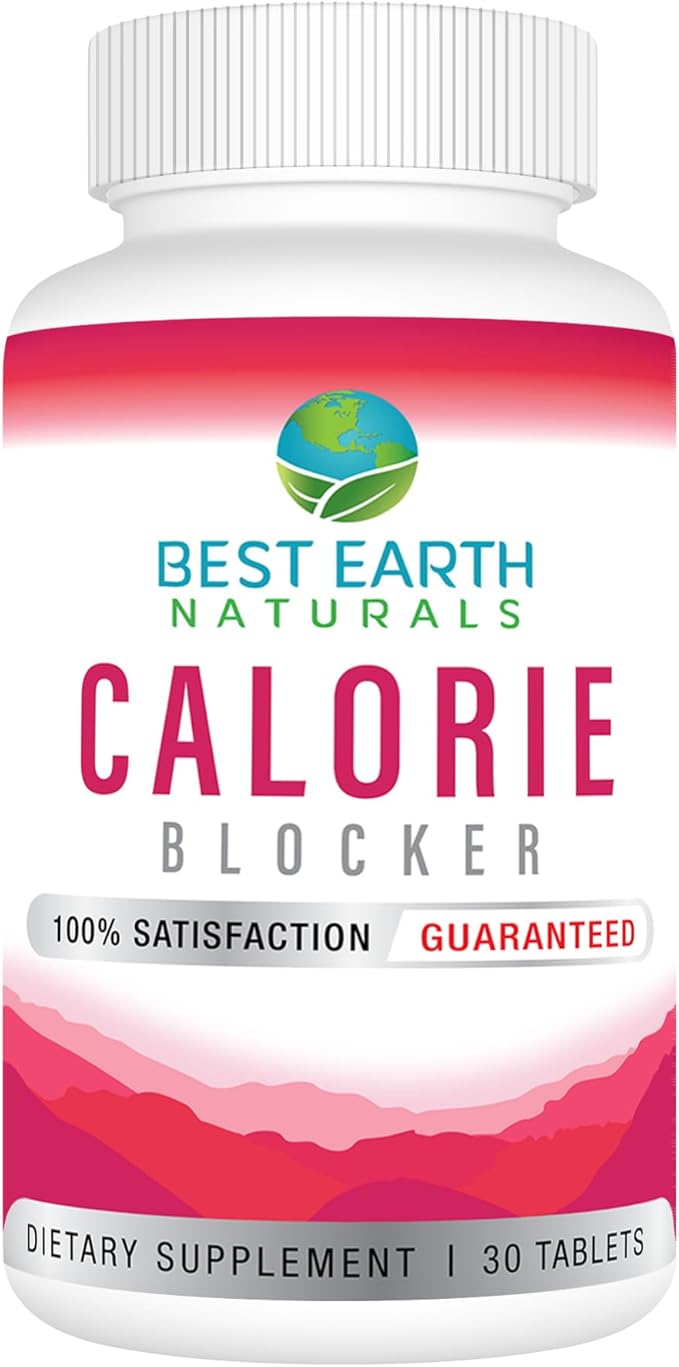 Best Earth Naturals Calorie Blocker with Chitosan, Gymnema Sylvestre, Vitamin C and More -30 Count
