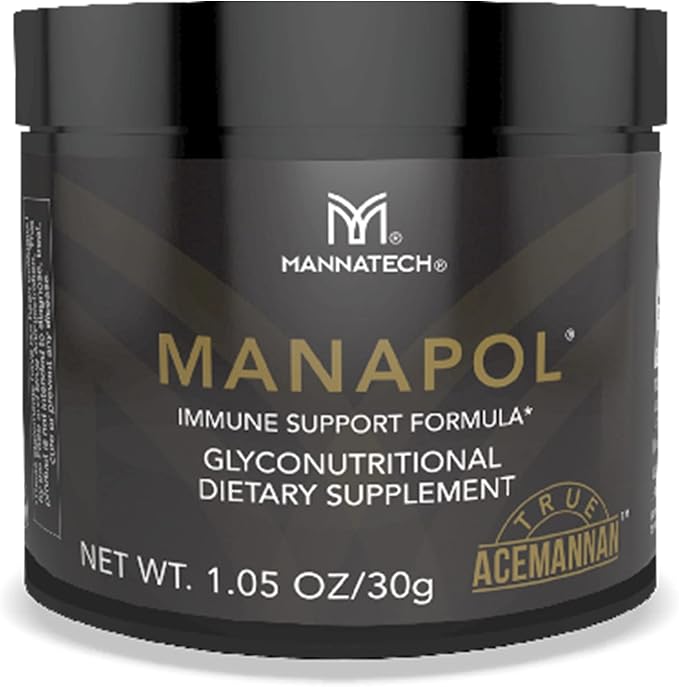 Mannatech Manapol Immune Support Formula for Immunity Support & Immunity Boost. Aloe Vera Powder Prebiotic for Digestive Health. Aloe Vera Drink for Immune Support Supplement 1.05oz/30g