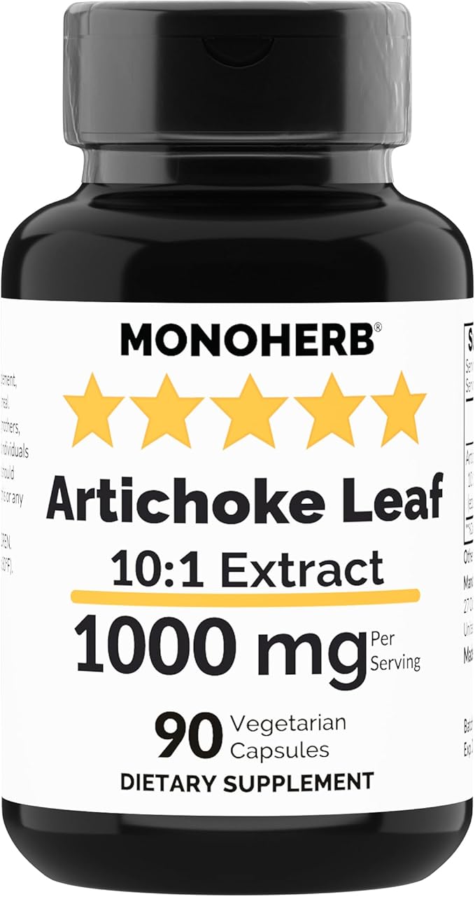 Artichoke Leaf Extract 1000 mg - 90 Vegetarian Capsules