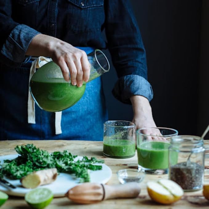 Chlorella Spirulina Powder Organic | Super Greens Powder and Smoothie Mix | Rich in Chlorophyll for Immune Support and Energy | Raw Vegan Protein | Spirulina Chlorella Powder | 50 Servings