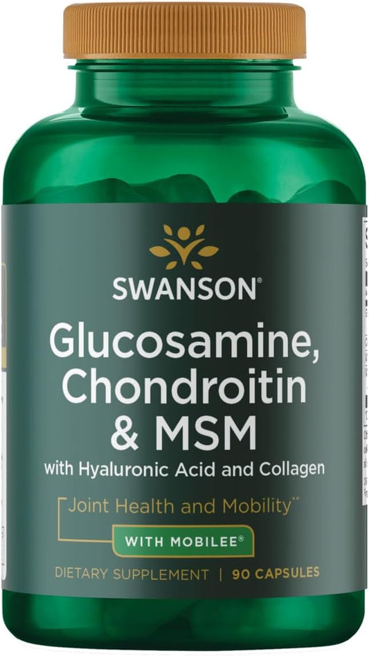 Swanson Glucosamine Chondroitin & Msm with Hyal-Joint 90 Capsules