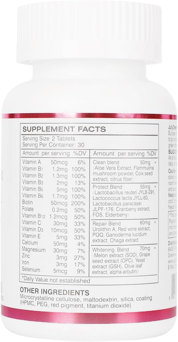 One Daily Multivitamin for Women - Complete Multimineral & Multivitamin with Vitamin A, C, D, E and B-Complex, Zinc & More Vitamins for Immunity, Energy, Hair, Skin & Nails - 60 Tablets