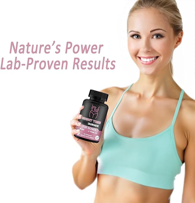 Nighttime Burner for Women, Night Time Fat Burner Capsules for Women, Night Time Fat Burner with Green Coffee