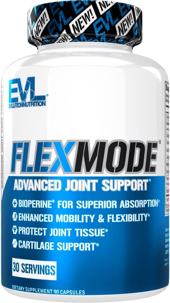 Advanced Joint Support Supplement Bundle - Complete Joint Support Stack with Hyaluronic Acid and FlexMode with Joint Vitamins Glucosamine Chondroitin MSM and BioPerine for Enhanced Absorption