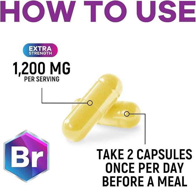 Premium Berberine HCL 1200mg Supplement - Berberine HCI Capsules High Absorption Supplement for Heart Health & Immune Support, High Strength, Gluten-Free, Vegan, Non-GMO Pills - 120 Veggie Capsules