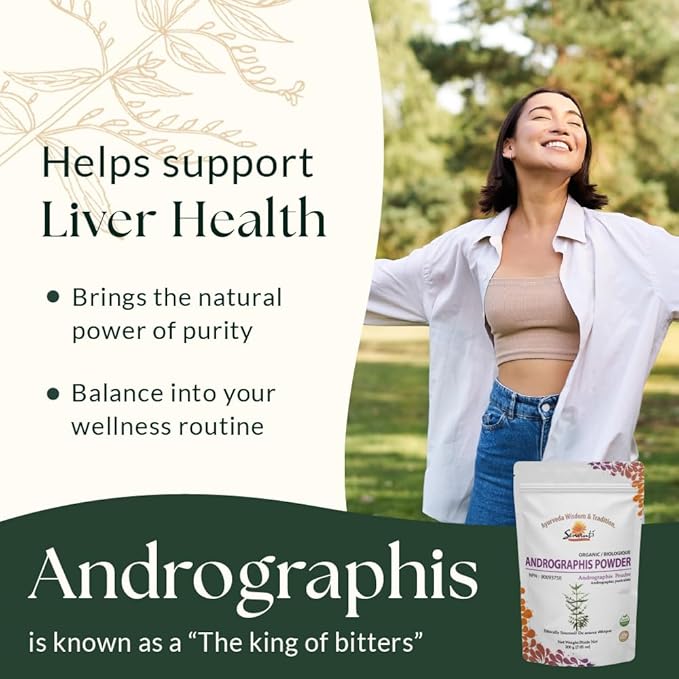 Sewanti Andrographis Extract Powder - Andrographis Paniculata for Liver Health|Herbal Supplement 200g