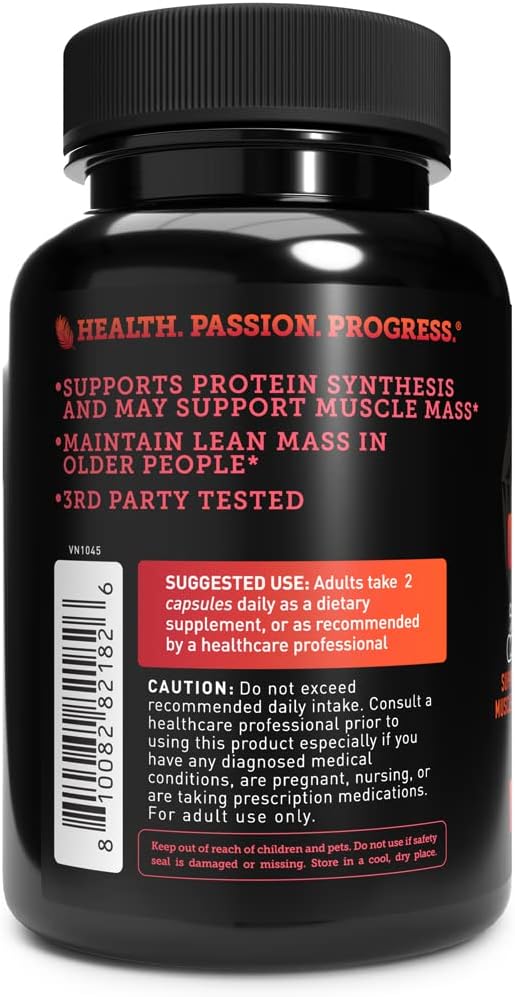 HMB (Hydroxymethylbutyrate) Capsules 1,000 mg | | B-Hydroxy & B-Methyburate | Supports Muscle Mass, Muscle Protein Synthesis* | Support Improved Body Composition |180 Capsules