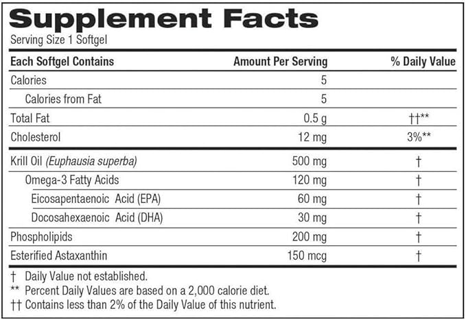 Kirkland Signature Krill Oil 500 mg., 160 Softgels