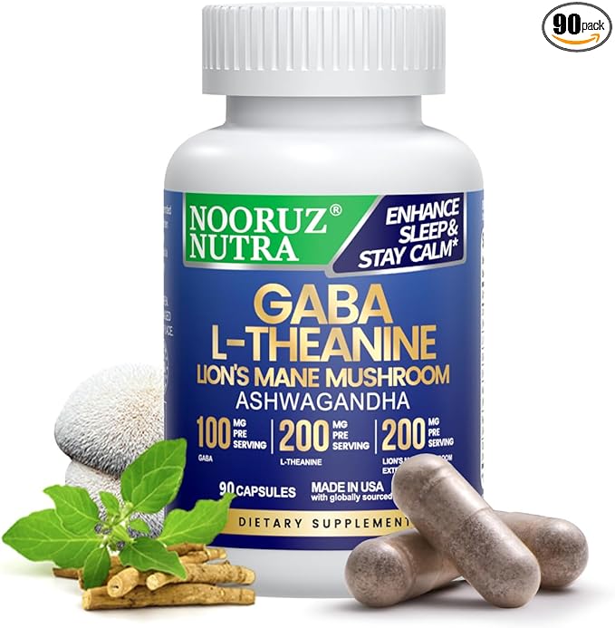 Lions Mane Mushroom Supplement Modern Mushrooms Capsules, Mushroom Supplement with Lions Mane, L-Theanine, & Ashwagandha Extract to Support Energy, Focus, Immunity, & Digestion - 90 Caps