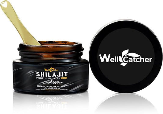 Pure Himalayan Shilajit Resin for Men Women: Natural Organic Shilajit Supplement 600MG Rich in 85+ Trace Minerals 75%+ Fulvic Acid for Energy Immunity Focus Support 50 Servings