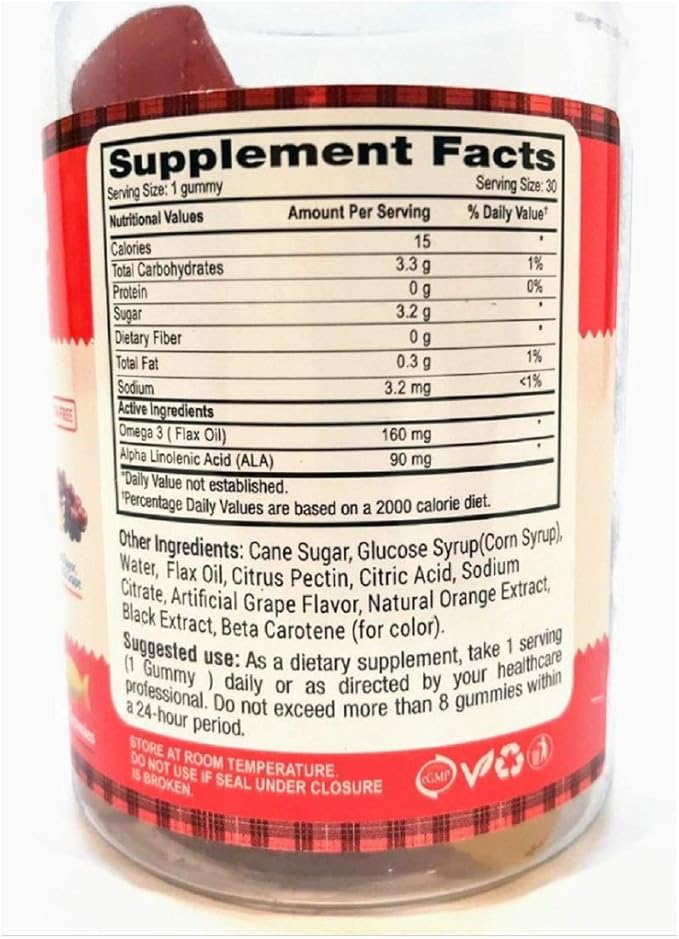 Cod Liver Oil, Dietary Supplement, Vitamins A, B1, D and E, Immune System Support, Mango Flavor (30 Gummies/Pack of 1)