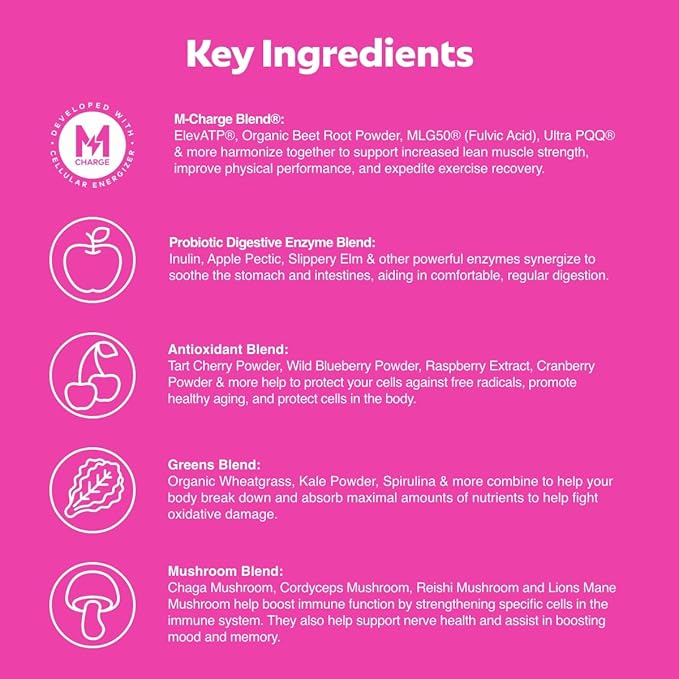 L'Evate You Vitality Daily Greens, Variety Pack (3 Bags, 84 Servings) 30 Superfoods, 9 Greens - for Cellular Energy Boost, Powered by M-Charge Complex for All Day Energy