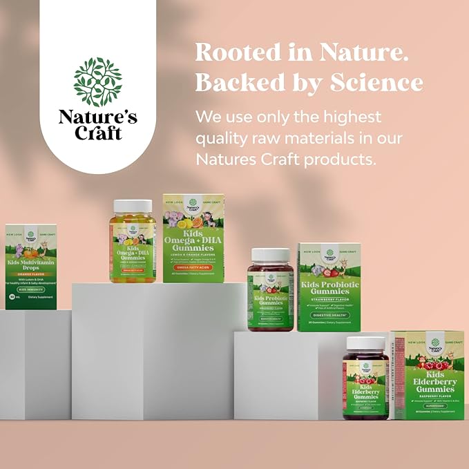 Chewable Vitamin D Gummies for Kids - Delicious Vitamin D 1000 IU Per Serving - Toddlers Immune Support Gummies - Berries Flavored Supplement for Bones Health & Muscles - Gelatin Free - 60 Chews