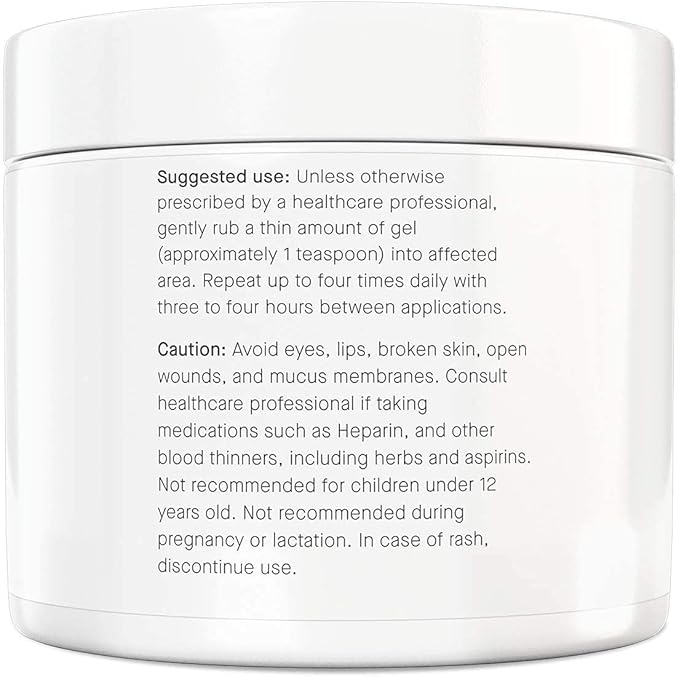 Glucosamine Chondroitin MSM Gel (4 oz) - with Glucosamine, Chondroitin, MSM & Bromelain to Support Joint Health– for Women & Men (90 Day Supply)