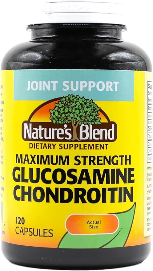 Glucosamine Chondroitin Maximum Strength 120 Capsules by Nature's Blend